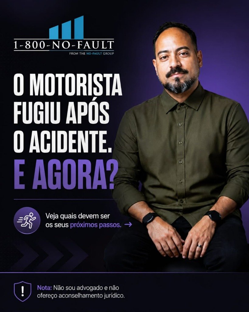 O motorista fugiu após o acidente? E agora?